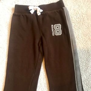 Boys Cozy Brown Sweat Pants